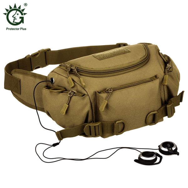 

water resistant tactical waist pack bag fanny packs hip belt bag pouch for daily life hiking climbing outdoor fishing