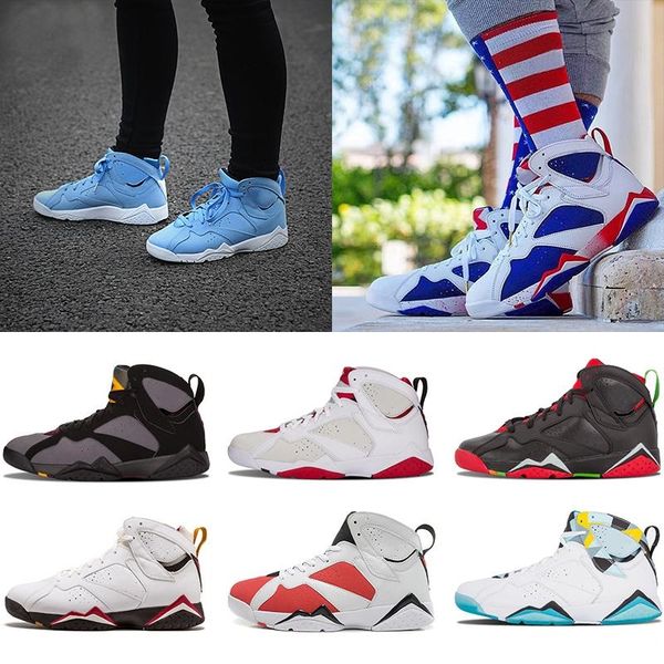 

new 7 vii tinker alternate 7s raptor hares bordeaux pure money cardinal university blue carmine gmp basketball shoes s women j7 sneakers