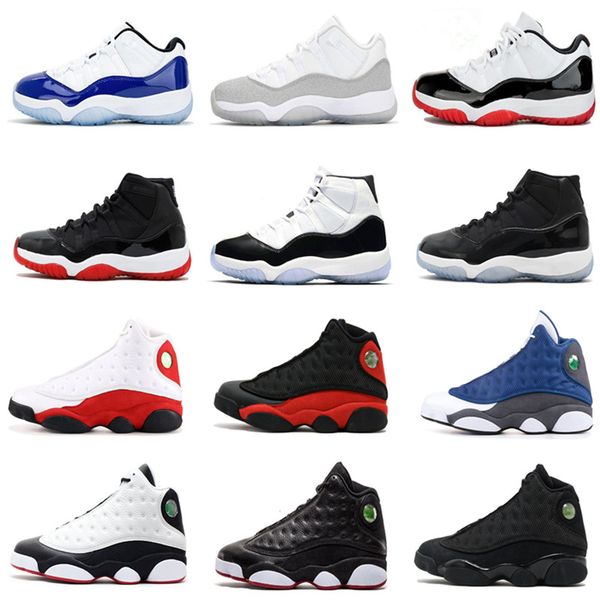 

11 11s разводят concord space jam mens basketball обувь 13 13s black cat flint он доигрались женщины спорт мужчины кроссовки с коробкой
