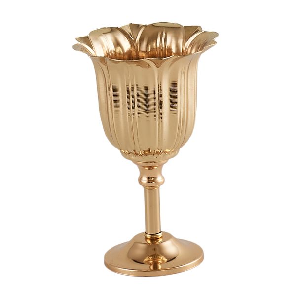 

petal shaped candle stick metal candle holder for wedding party decor