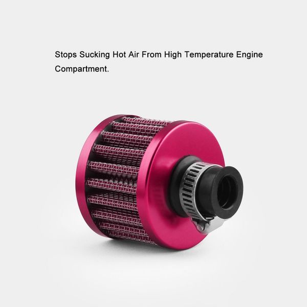 

universal super power flow air filter 12mm auto air intake filter for car