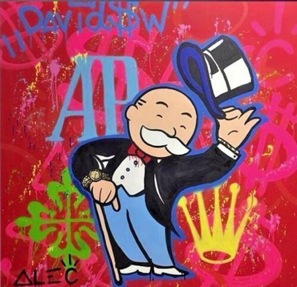 

alec monopoly abstract urban art wall decor ap home decor handcrafts /hd print oil painting on canvas wall art canvas pictures 200201
