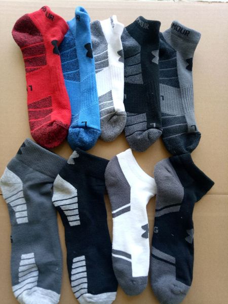 

Men ua ankle ock de igner comfortable pring autumn boat meia port ock ba ketball kateboard ock panelled contract color letter 761