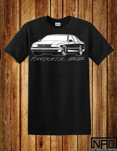 

1995-1996 chevrolet impala ss t-shirt 95 impala 95, White;black