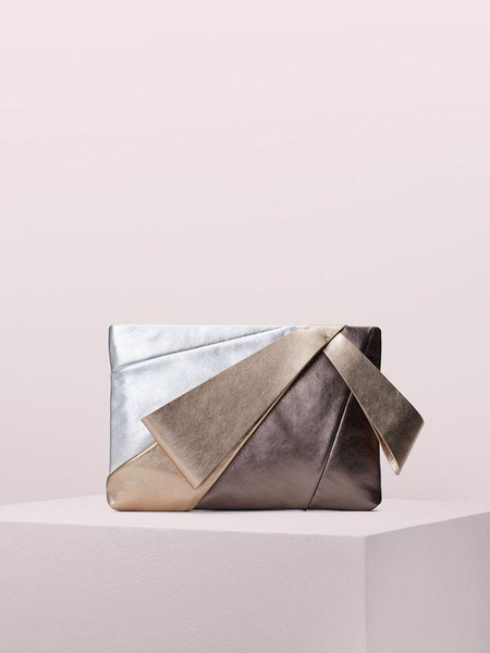 

fall / winter 2019 new bow clutch bag color matching laminate design envelope contrast color women banquet purse dinner hand bag76f3#