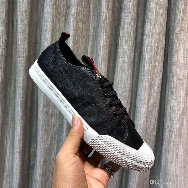 

a18new limited edition french series high-end men's casual shoes, men's boots fashion sports shoes, original shoebox delivery 38-4, Black