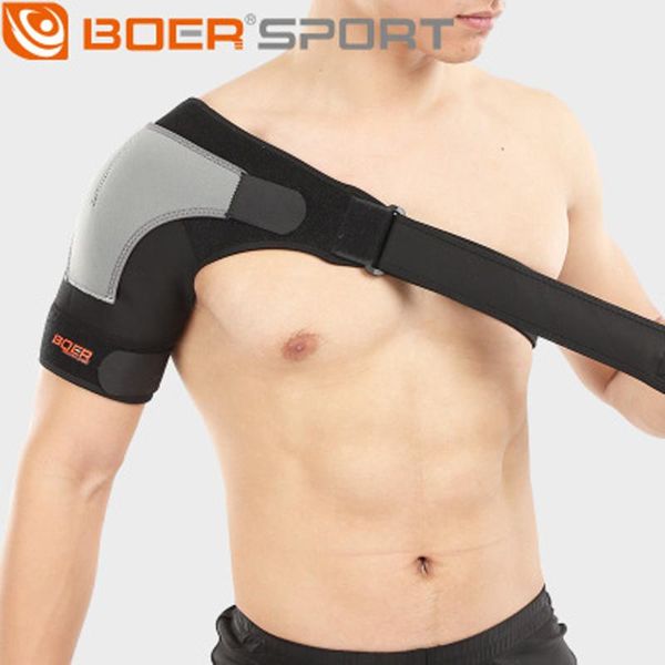 

boer shoulder support strap adjustable shoulder support 36-51cm durable, Black;gray