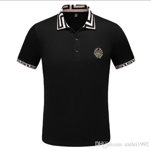 

2019ss brand new striped men повседневные футболки с короткими рукавами robin fashion tees топы футболки medusa tee shirts #1449, White;black