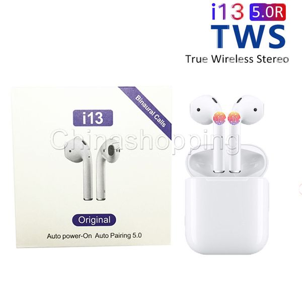 

I13 tw mini bluetooth 5 0 head et with charger box ca e twin wirele earbud for io android am ung without wirele charging