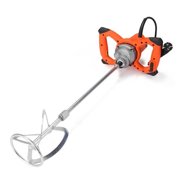 

kkmoon 6 gear adjustable speed industrial grade mixer handheld 2300w paint cement plaster mortar coating mixer mixing machine