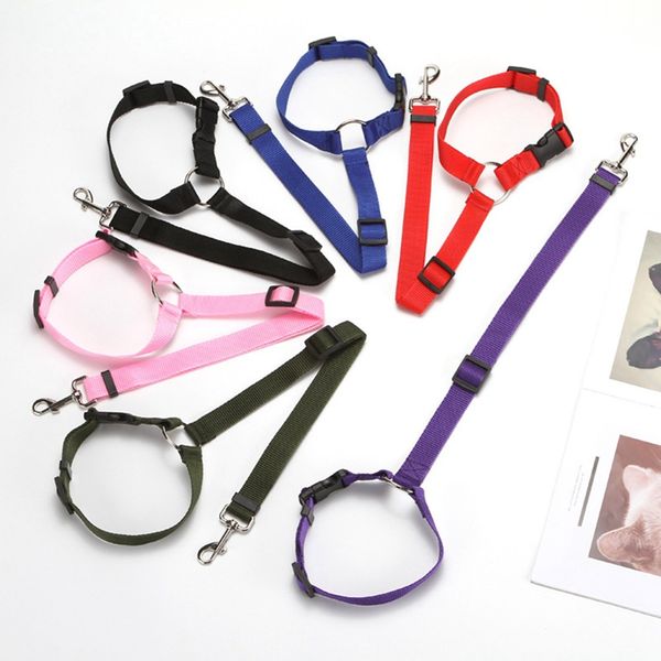 

practical dog cat pet safety adjustable car seat belt harness leash travel clip strap lead