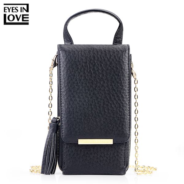 

глаза в любви brand 2019 новой кисточка молния мини плечо сумка для holder женщин lady коммуникатор телефон сумка карты миниатюрной сумочка