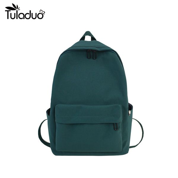 

large girls school bags for teenagers backpacks nylon waterproof teen student book bag big college leisure schoobag blue 2019