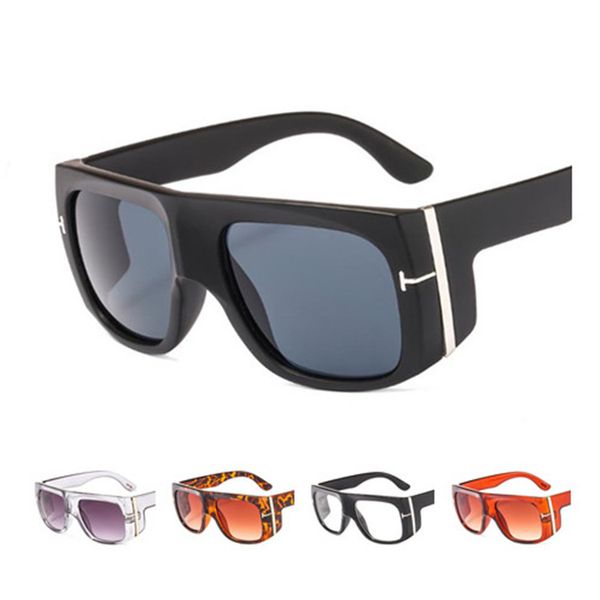 

european fashion women & men personality t sunglasses sun glasses goggles anti-uv spectacles thick frame eyeglasses sun glasses a, White;black