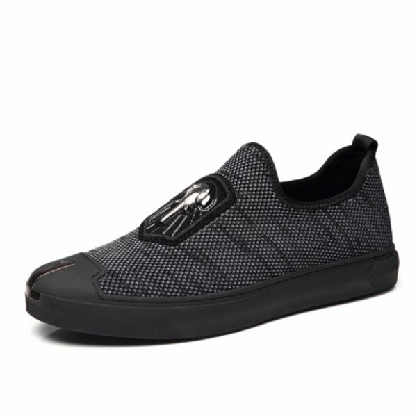

2020 new comfortable men loafers tassel weave men's flats men casual shoes fashion men formal dress shoe, Black