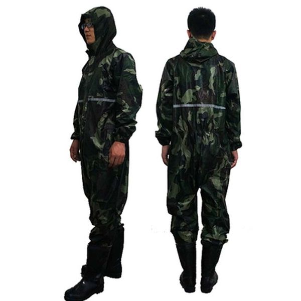 

motorbike conjoined raincoat overalls men and women fission rain suit rain coat motorcycle raincoat reflective, Black;blue