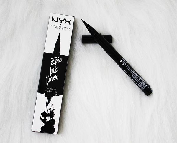 

wholesale nyx epic ink liner black boxed waterproof liquid eyeliner pen long-lasting real eye liner gel pencil makeup dhl shipping