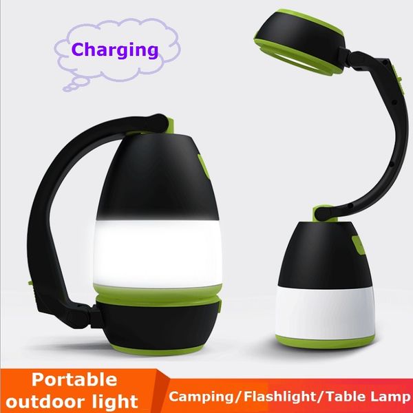 

usb portable led camping light fold flashlights table lamp tent/room/reading night lighting outdoor car charged