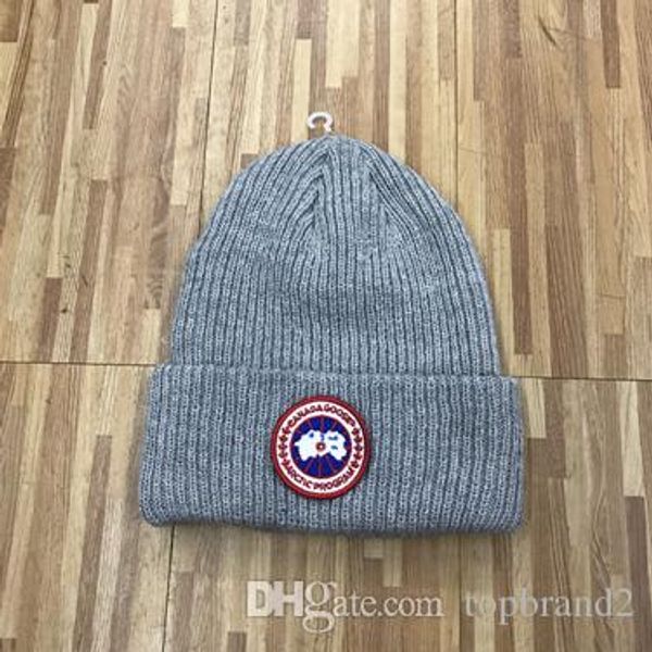 

2019 new style goose winter mon beanies knitted hat canada brand fashion casual beanies gorro bonnet for men women girls skiing skull cap