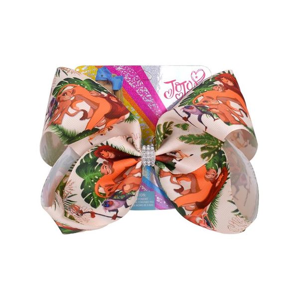 

6.7" jojo siwa bow princess hair bows with clip for baby girls mermaid handmade hair clip barrettes accessories, Slivery;white