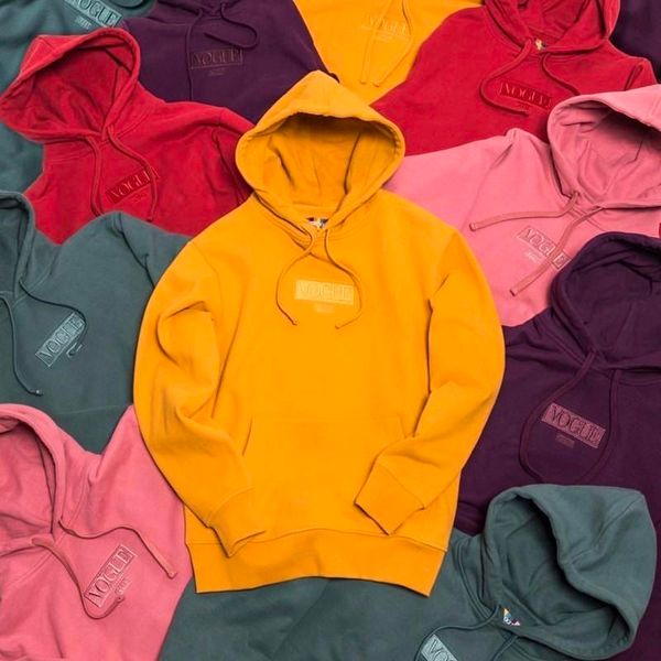

kith x vogue hoodies box logo bogo pullover o-neck street couple autumn winter sweatshirt casual sweater hoodies hfymwy180, Black
