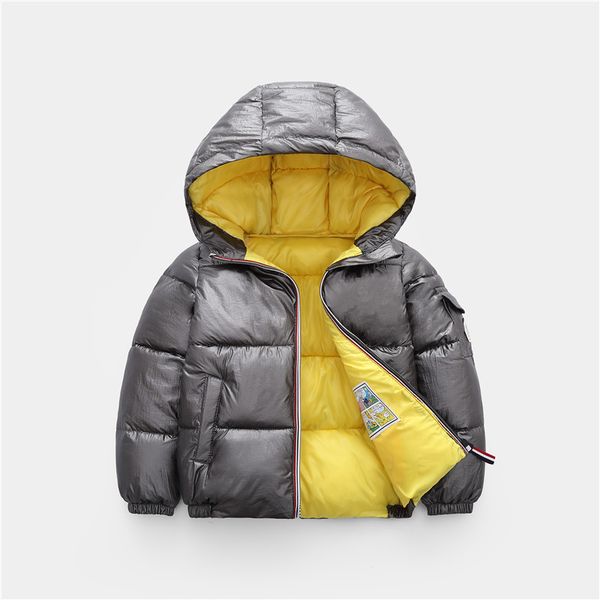 

children's down jacket autumn and winter new cotton clothes boys and girls thick space suit warm cotton outwear trend, Blue;gray
