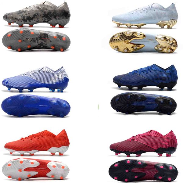 

mens messi nemeziz 19.3 laceless fg ace 19+x slip-on soccer shoes football high ankle nemeziz 19.1 boots cleats man shoe sport sneaker