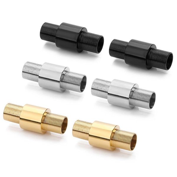 

2pcs / серия магнит соединения пряжки из нержавеющей стали thread diy браслет магнит пряжки мода страхование пара всасывания защита от паден, Blue;slivery