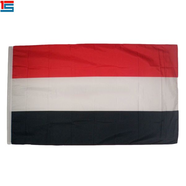 

digital printing yemen flag 90 x 150 cm polyester national country flag banner with two grommets
