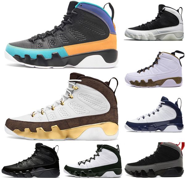 

new 9 9s dream it do it unc mop melo mens basketball shoes la og space jam men bred anthracite sports sneakers designer size7-13