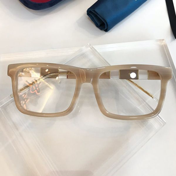 

0598 sunglasses for women men popular fashion 0598s summer square style uv protection lens come with case, White;black