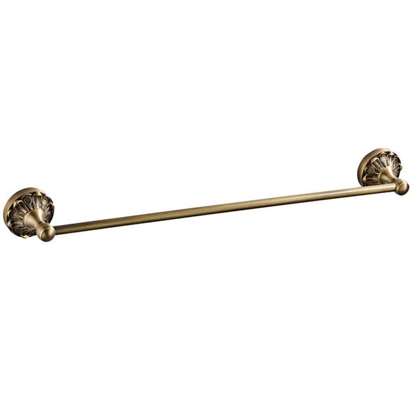 

flower embossed bathroom single towel rack bars wall mount towel holder