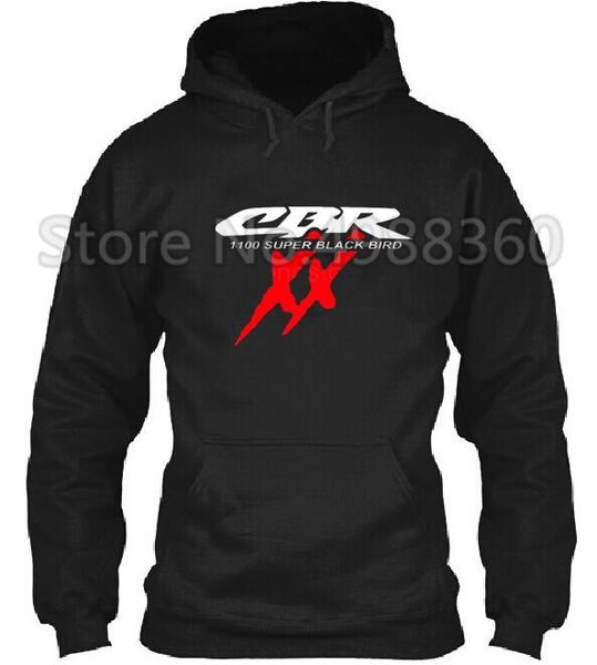 

2019 brand winter cbr 1100 super blackbird xx t-s motorcycles black and white hoodies cotton men hoodies