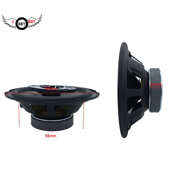 

2019 new arrival 2pcs/lot 4 way 400w 6.5 inch coaxial car speaker stereo audio accessories auto speakers