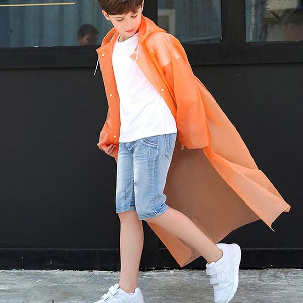 

raincoat student kid siamese waterproof environmental poncho children raincoat
