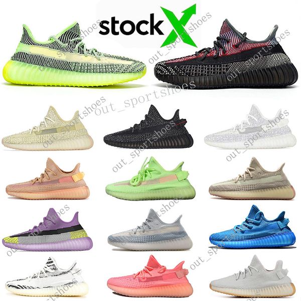 

yeezree men desinger triple running desert shoes women trainers blue frozen yellow cream zebra bred sports zapatos sneakers four