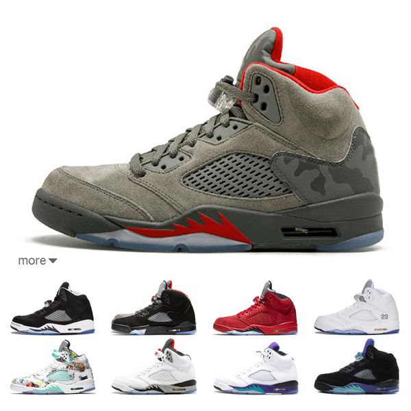 

Дешевые женские баскетбольные кроссовки Jumpman 5 PRM 5s Премиум Heiress Metallic Field Gold Camo aj5 air