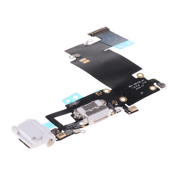 

usb charging port dock audio jack plug flex cable white for iphone 6s plus
