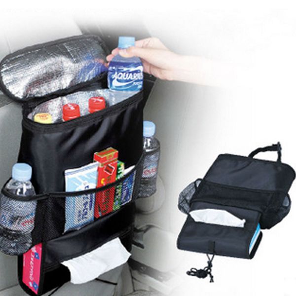 

1шт автомобиль спинки сиденья организатор multi-карманный путешествия хранения сумка/изолированный автокресло вернуться держатель для напитк