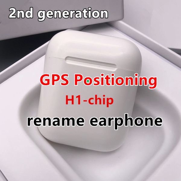 

Air 2nd generation rename earphone wirele charging with mart en or bluetooth earphone gp po itioning h1 chip original headphone