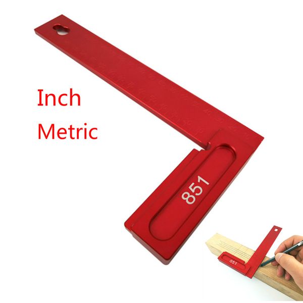

metric inch t-200 woodworking scribe aluminum scribing gauge woodworking carpenter scriber marking device