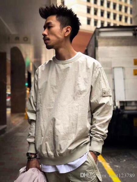 

дизайнер моды мужской случайная сплошного цвета камень карман свитер толстовка толстовка нового мужская одежда, Black