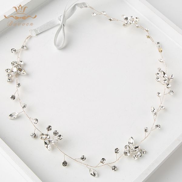 

2 color korean brides gold soft hairbands wedding hair accessories bridal handmade crystal hair jewelry, White;golden