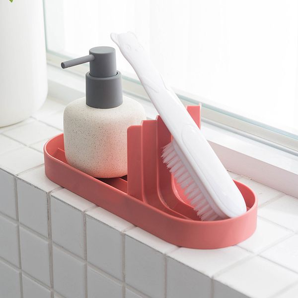 

прочный мини dish sponge стойка и лоток для хранения drain rack кухни раковины мыльница вешалка rt99