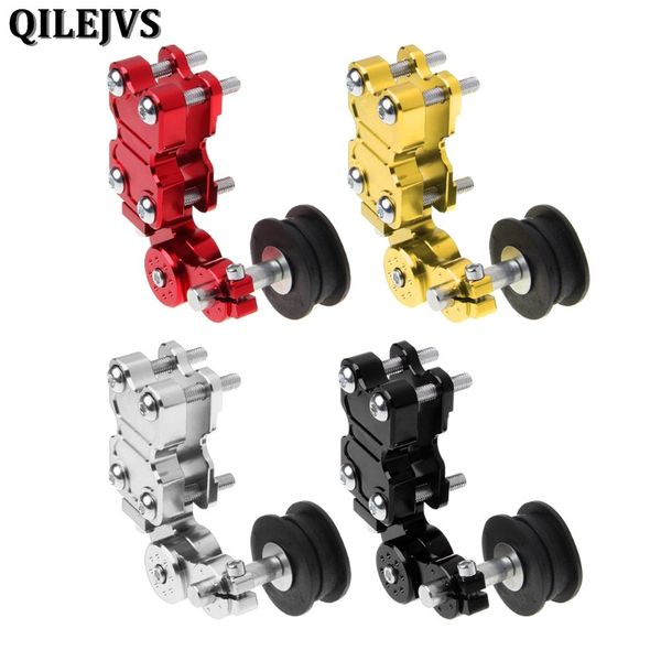 

qilejvs new motorcycle aluminum roller adjuster chain tensioner for dirt pit bike atv