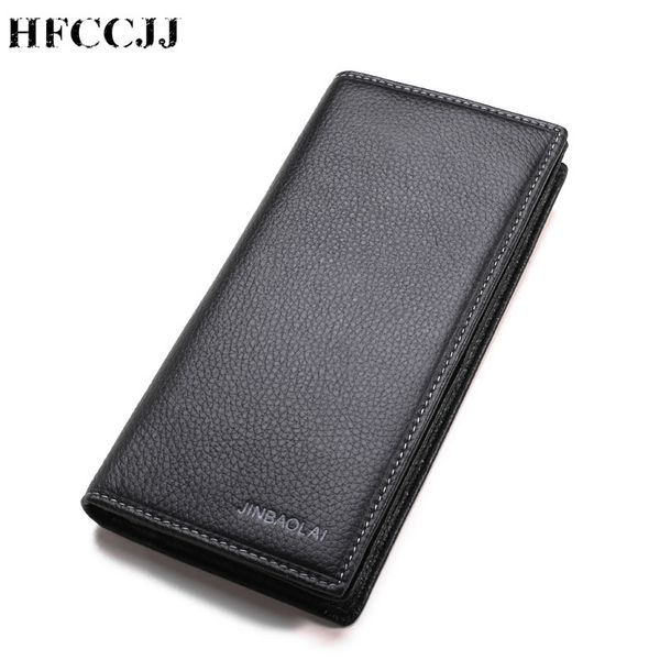 

new genuine leather men's wallets long men purse wallet male clutch leather zipper wallet male coin hc197, Red;black