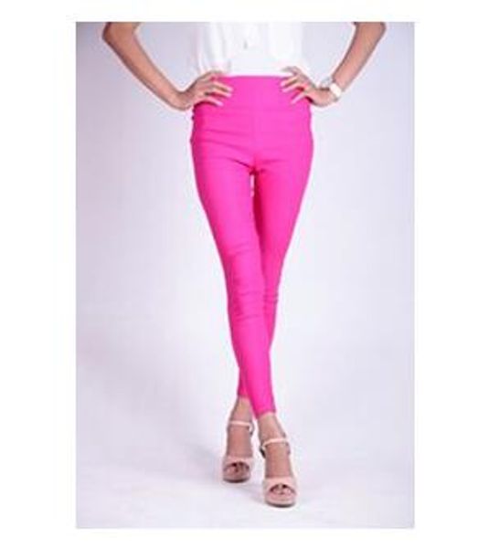 

stylish ladies solid color shiny stretchy skinny girls casual tight punk leggings full length long pants trousers, Black