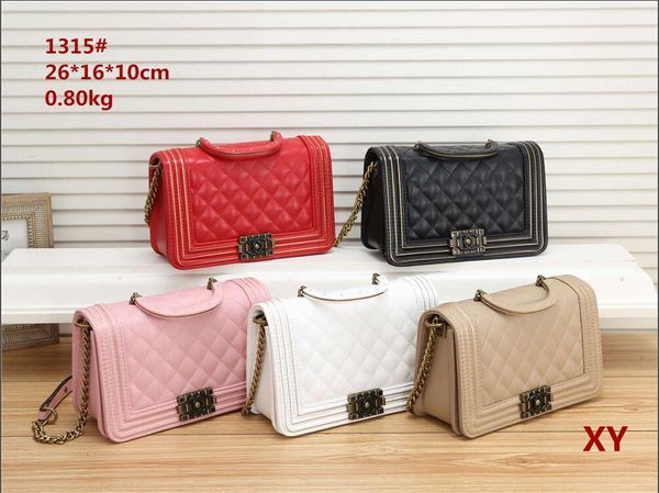 

2020 new ladies classic designer leather handbag wallet crossbody bag ladies shoulder bag chain bag wallet