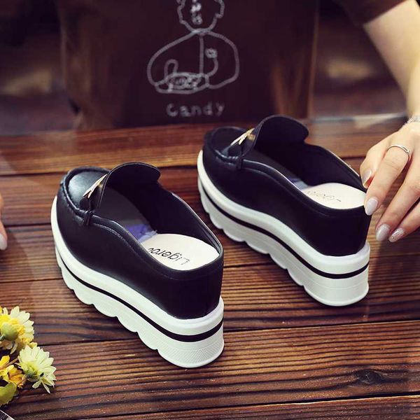 

2020 summer new muffin thick bottom baotou wedge heel increased fashion outside wear half slippers, Black