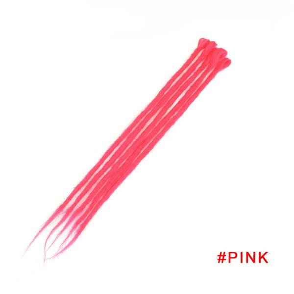 

nicole hair 20inch 5 strands 100% handmade hip-hop dreadlocks hair extensions crochet locs kanekalon synthetic dreadlock braids hair, Black